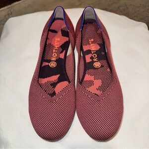 Rothy's Women's Pink and Black Patterned Flats Women’s 11.5
